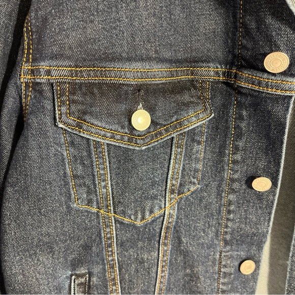 Levi's Men’s Trucker Dark Blue Jean Jacket Medium NWT - Picture 5 of 6